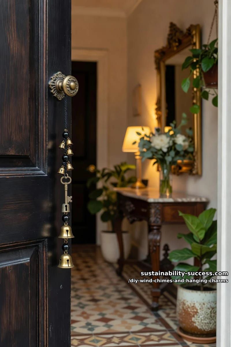 DIY Wind Chimes and Hanging Charms: 12 Kinetic Pieces From Keys, Cans, and Beach Glass 20 witch bells: a doorway charm strand that earns its keep 1