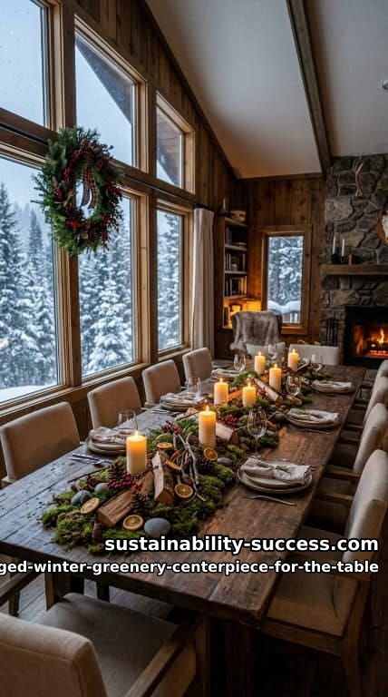 9 Foraged Winter Greenery Centerpiece Ideas for the Table 15 a woodland base of moss, bark, and fern 14