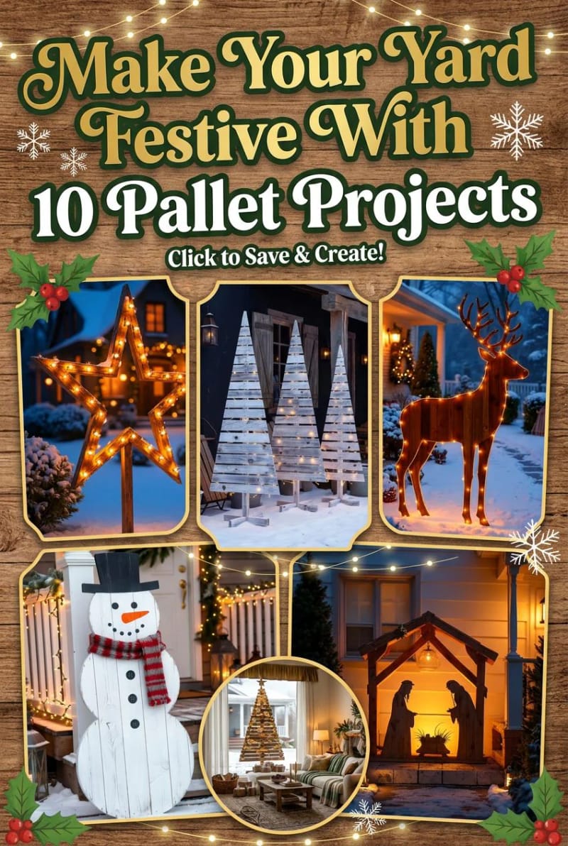 10 Outdoor Pallet Christmas Decorations for the Yard That Last the Whole Season 2 article image 1