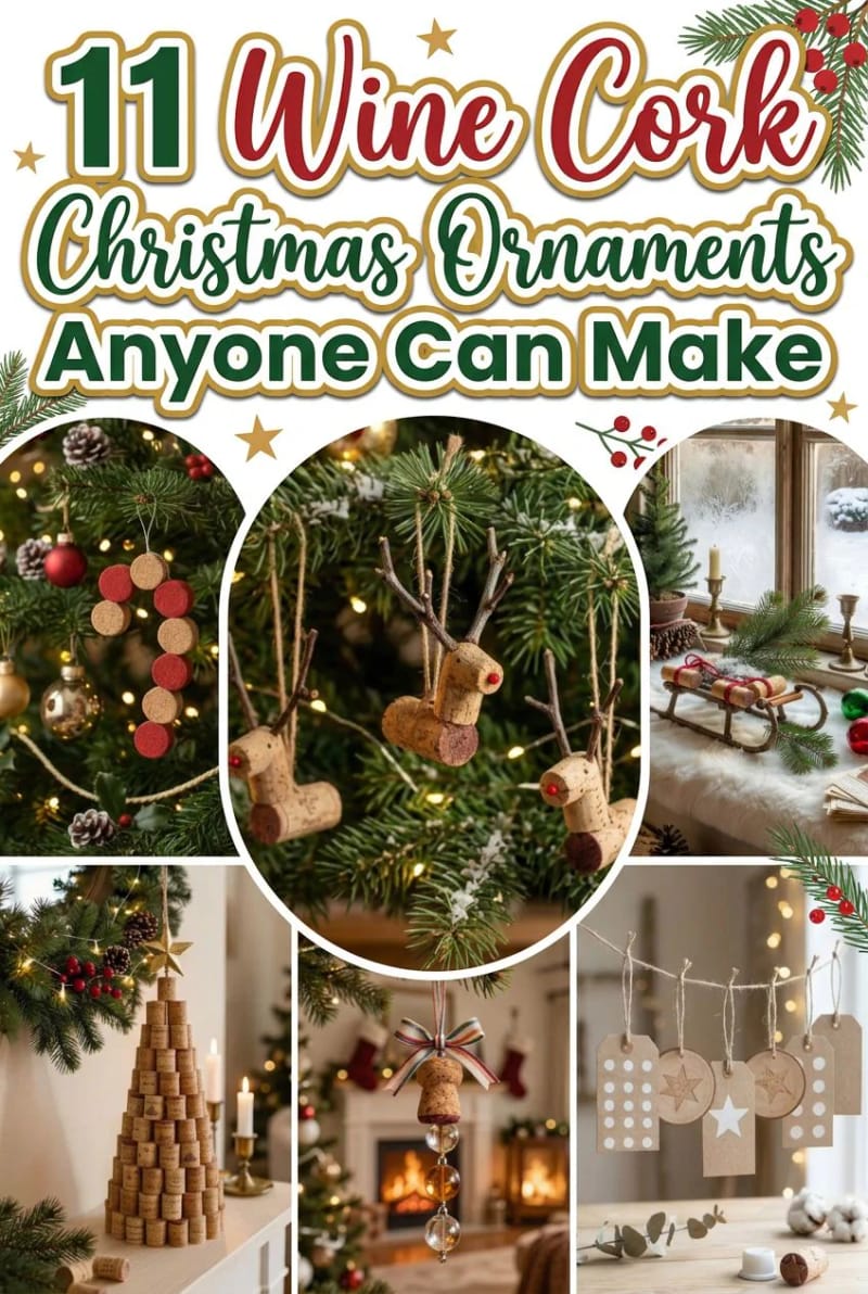 11 Wine Cork Christmas Ornaments for Beginners (That Won't Fall Apart) 2 article image 1