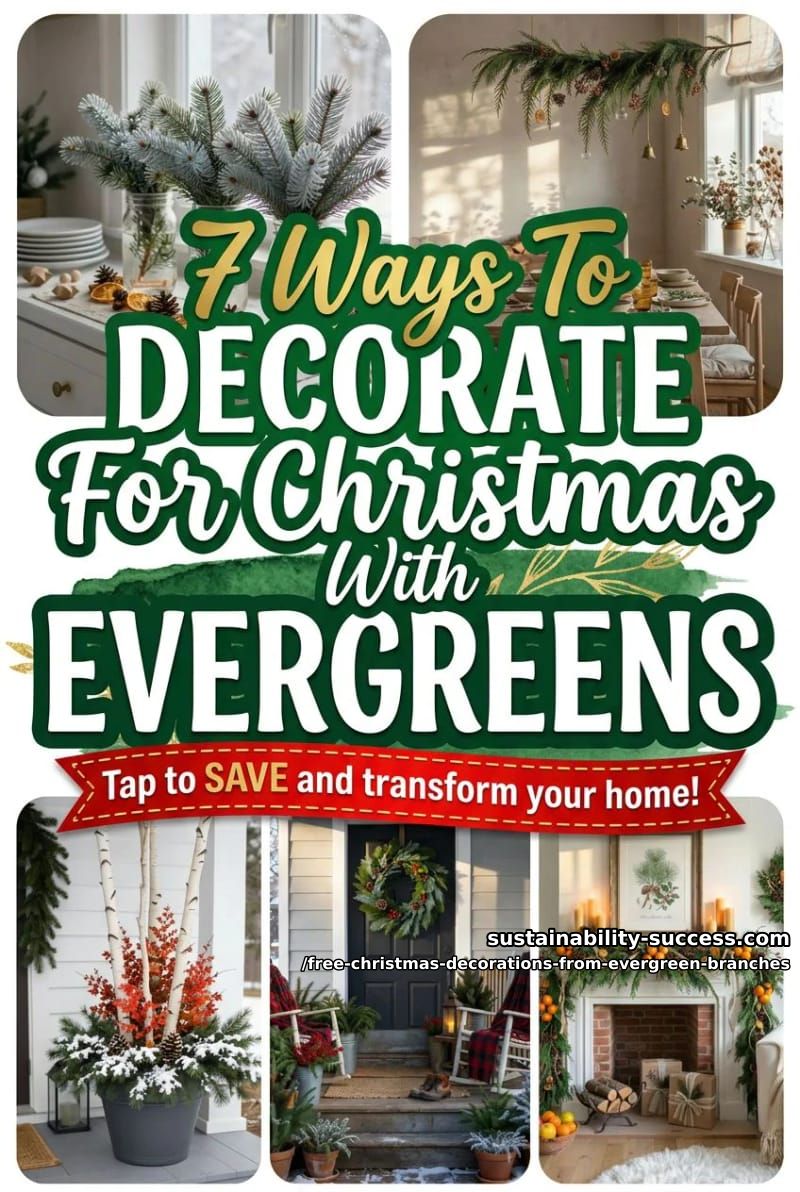 7 Free Christmas Decorations You Can Make From Evergreen Branches 2 article image 1