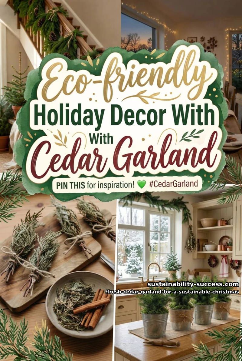 Fresh Cedar Garland for a Sustainable Christmas 2 article image 1