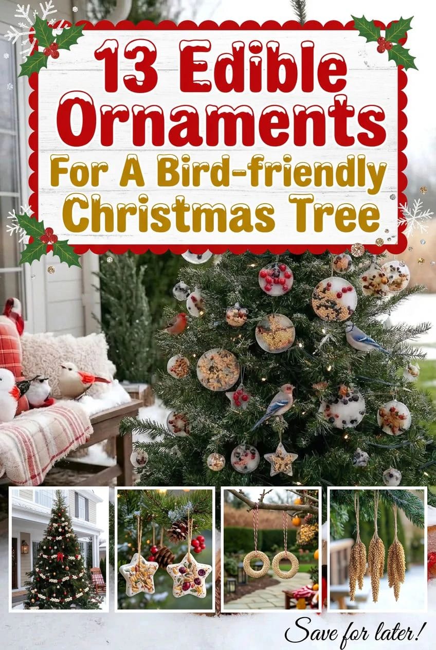 13 Birdseed Ornaments for an Outdoor Christmas Tree the Birds Will Actually Eat 1 birdseed ornaments for an outdoor christmas tree 1