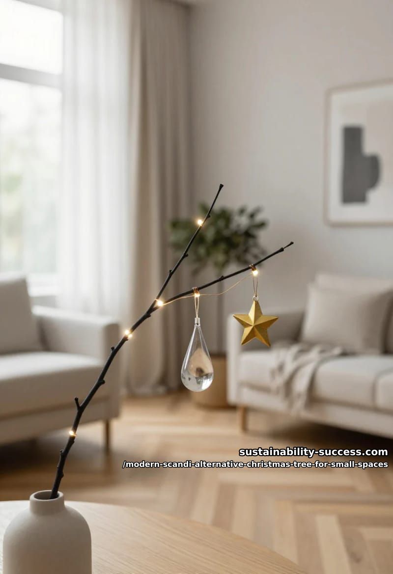 build the tree from bare branches in a floor vase 1