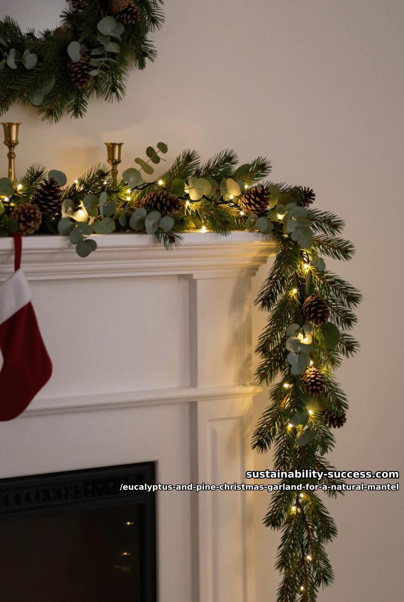 How to Make a Eucalyptus and Pine Christmas Garland for a Natural Mantel 7 conclusion 1