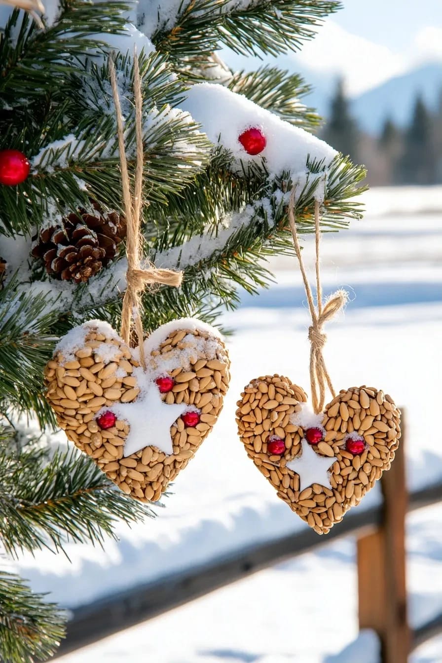 13 Birdseed Ornaments for an Outdoor Christmas Tree the Birds Will Actually Eat 4 cookie-cutter birdseed ornaments, made thick and dried hard 1