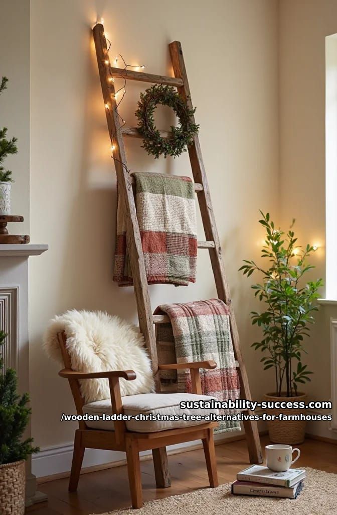 draped quilts and a warm-white string for a reading corner 1