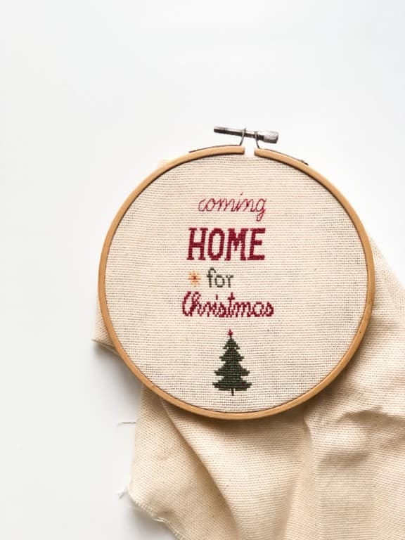 embroidery hoop art from a shirt nobody will wear again 1