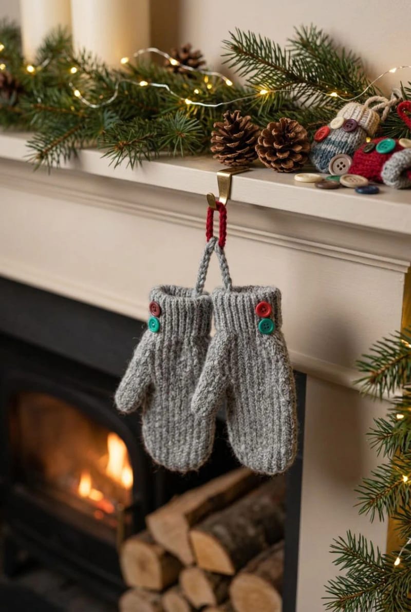 Upcycled Christmas Gifts You Can Make From What You Already Own 15 felted sweater mittens, no knitting 13