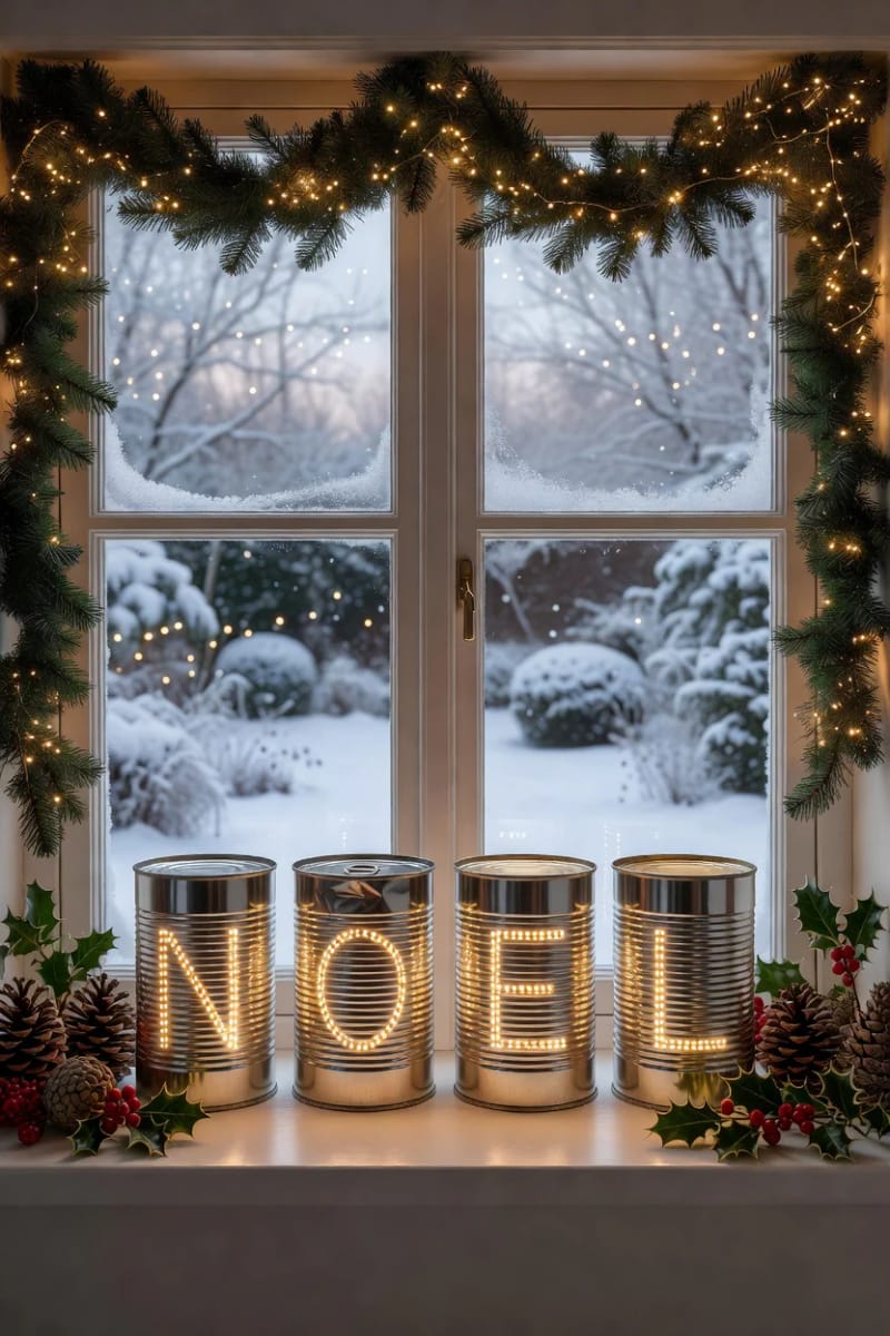 punch a word across a row: noel, joy, or one big initial 1