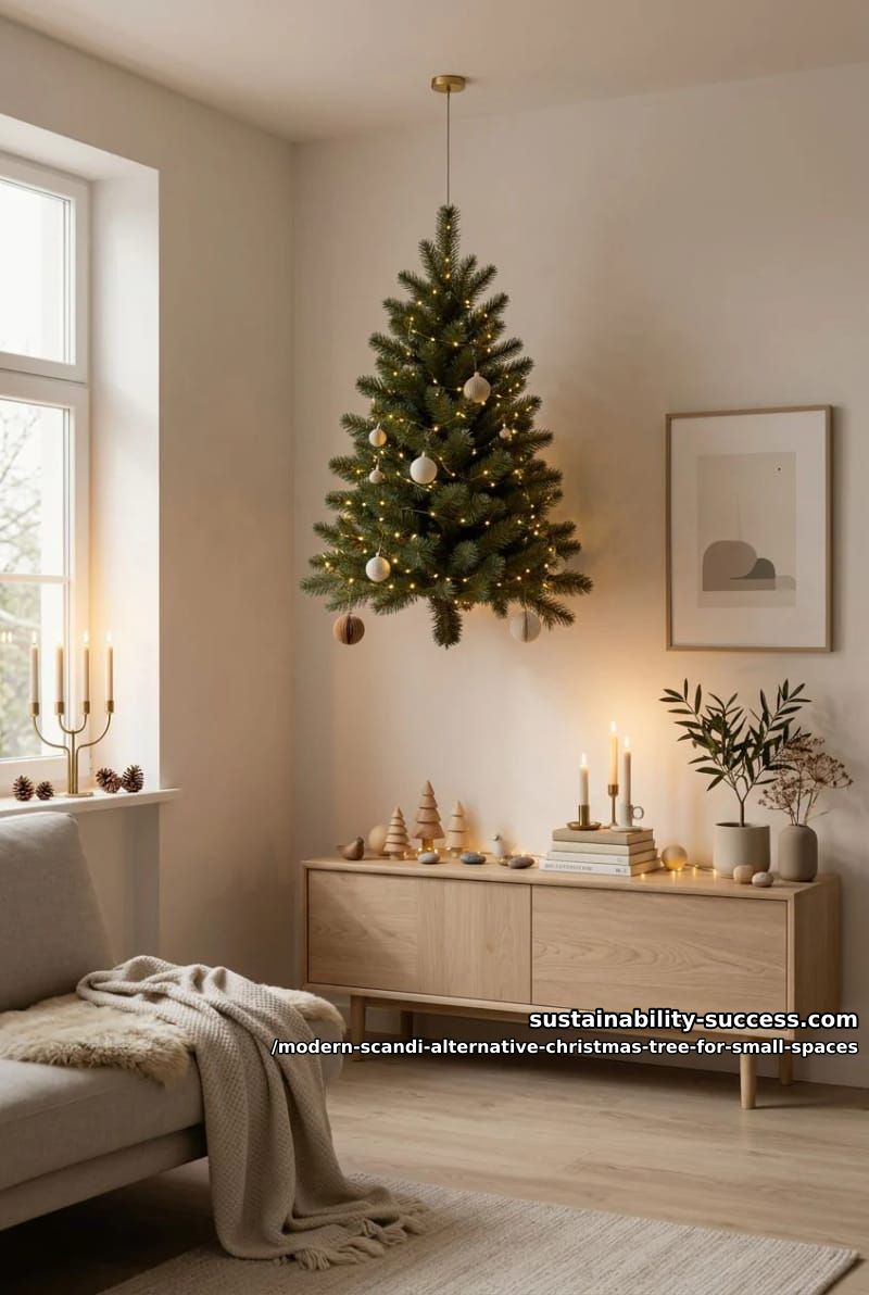 suspend the whole tree from the ceiling 1