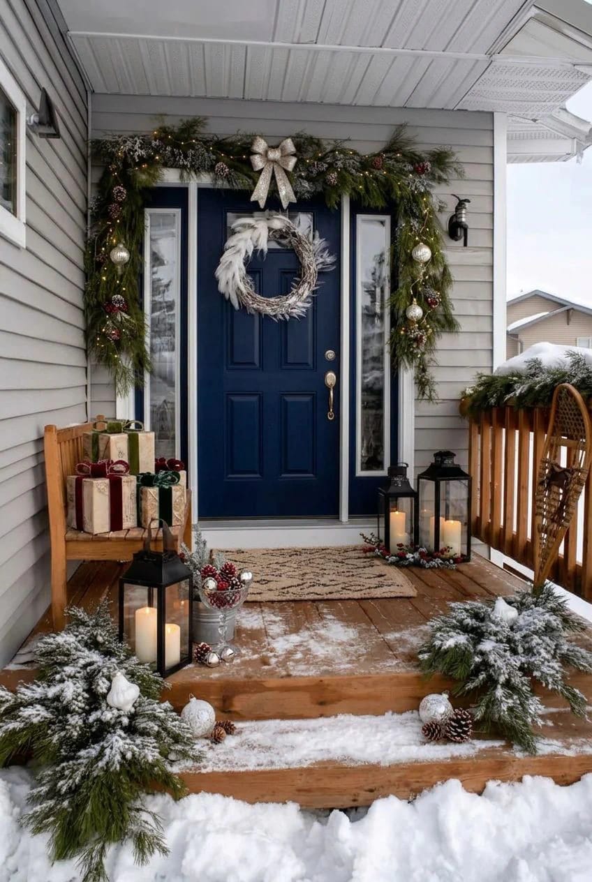 the door, the porch and the birds 1