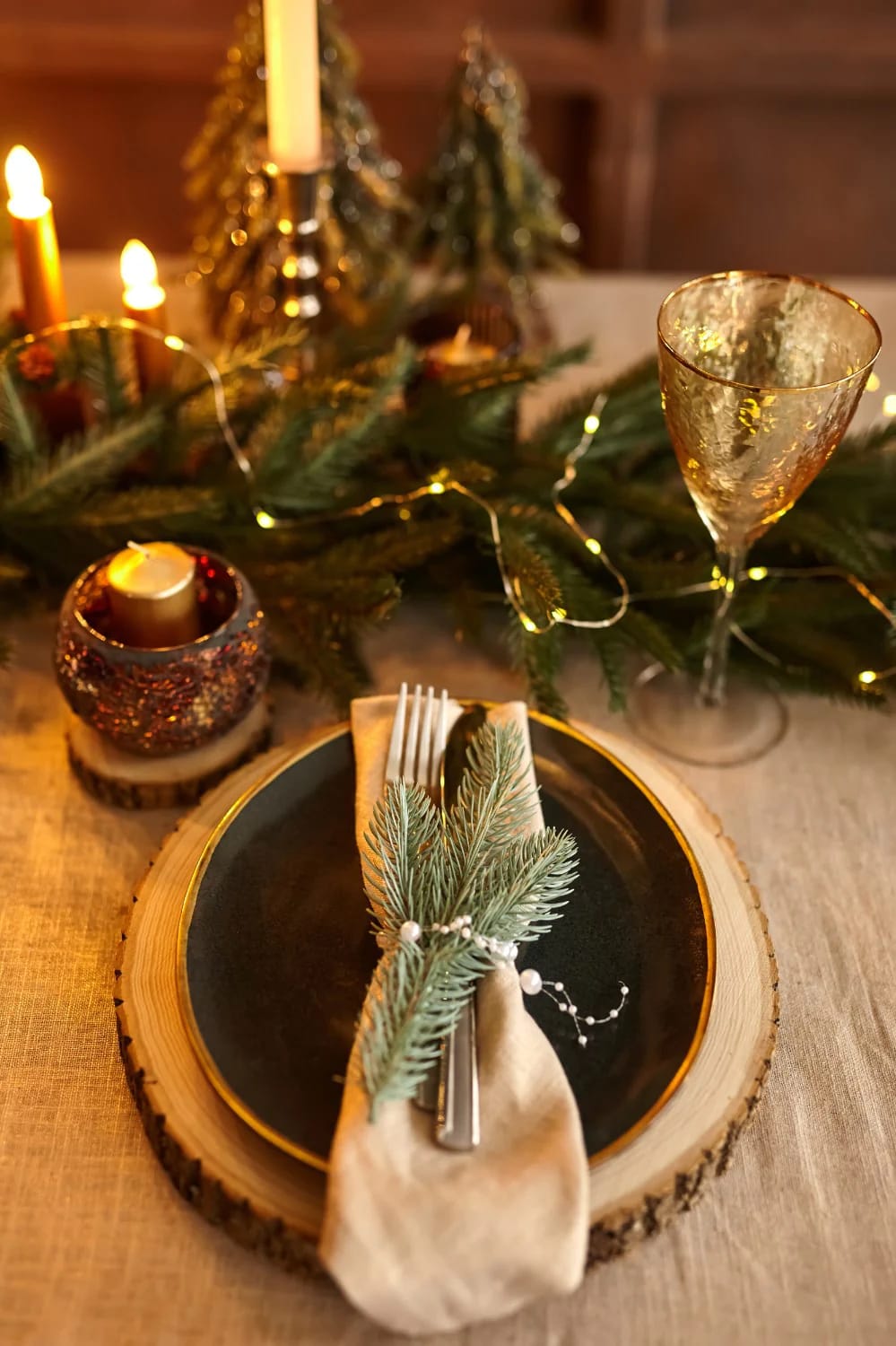 Foraged Twig Christmas Decorations From the Garden 19 twig napkin rings and place markers, the last of the offcuts 1