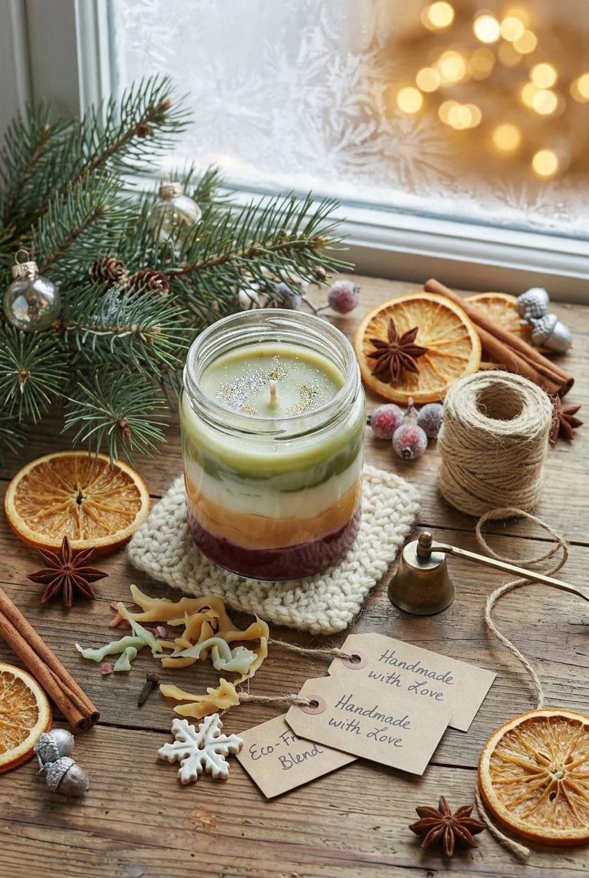 11 Zero Waste Christmas Gifts to Make at Home 13 wax, fire, and thread 1