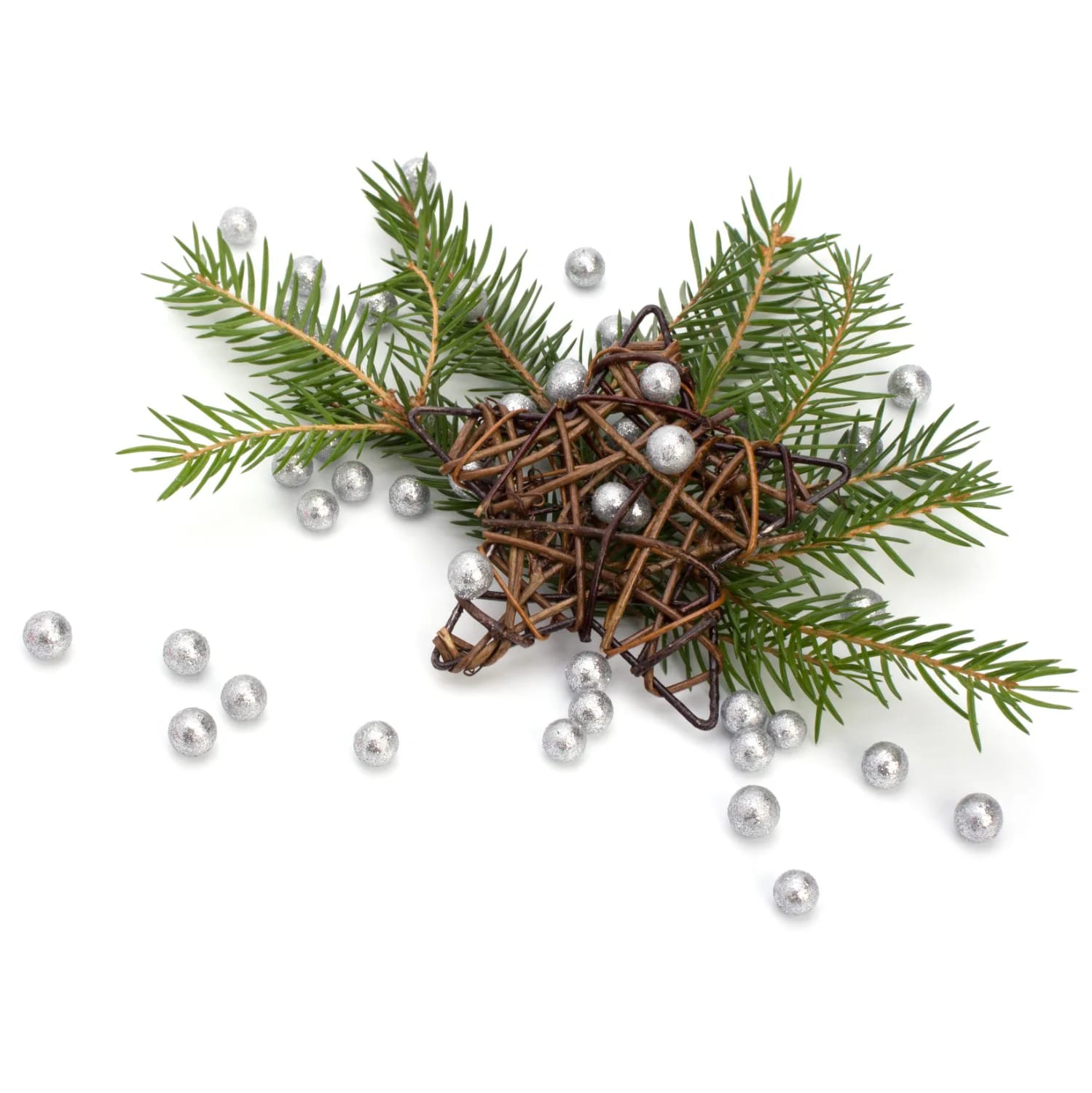 Foraged Twig Christmas Decorations From the Garden 10 woven twig stars, lashed rather than glued 1