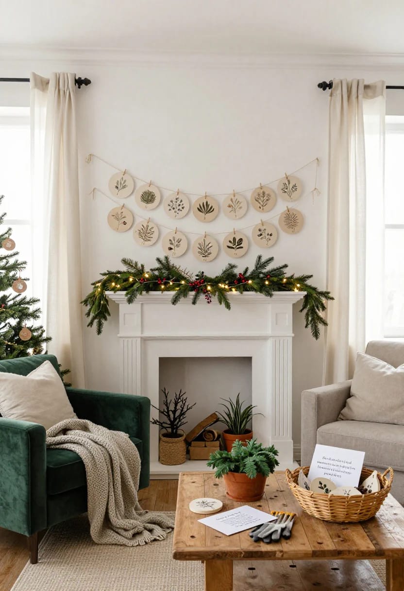 a 24-disc advent garland 1