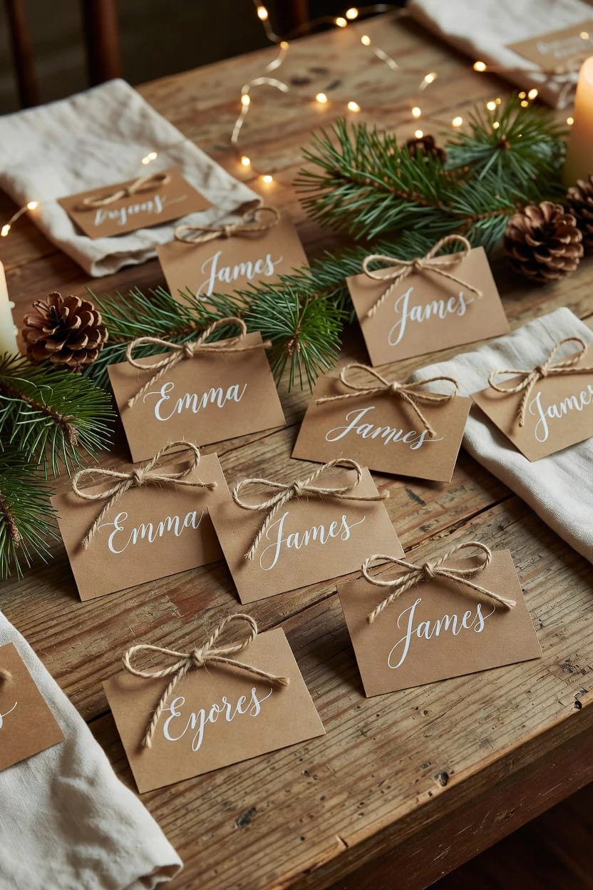 cards made from nothing but paper and twine 1