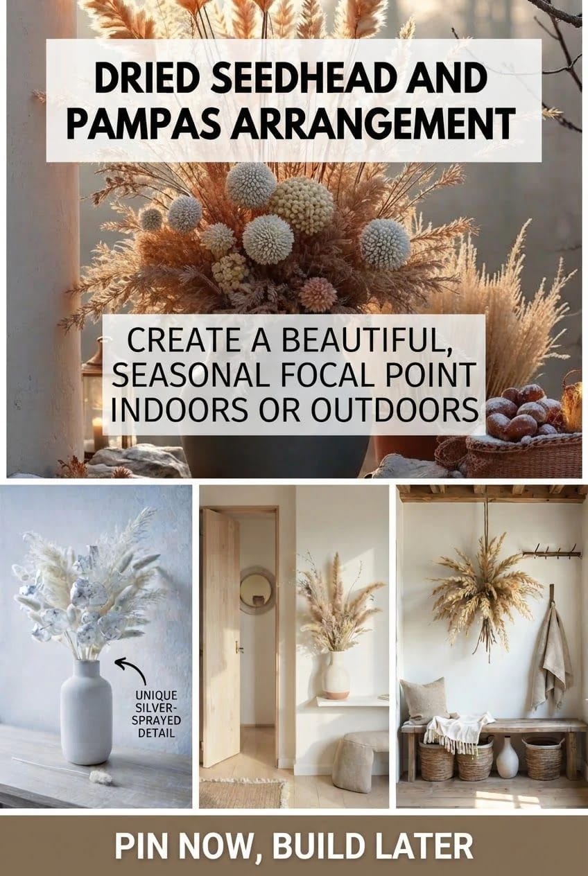 Dried Seedhead and Pampas Winter Arrangements That Don't Read as Leftover Fall 2 dried seedhead and pampas winter arrangement 1