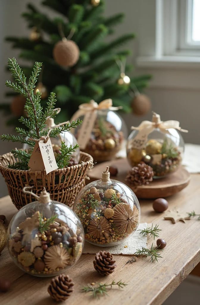 Biodegradable Christmas Tree Decorations That Actually Compost 22 foraged seed heads and cones are the filler that costs nothing 1