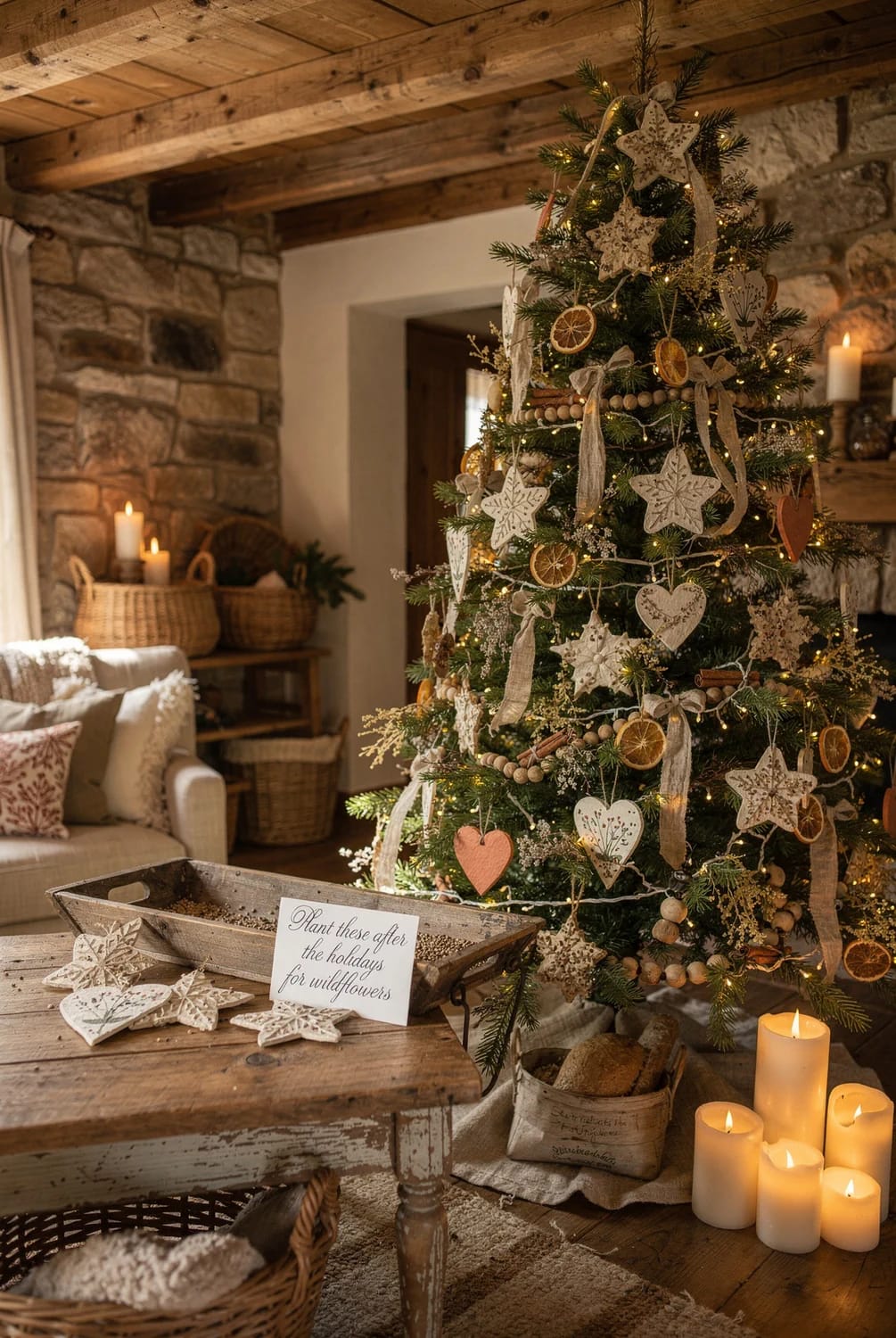 Biodegradable Christmas Tree Decorations That Actually Compost 4 seed paper ornaments end the year in a seed tray, not the bin 1