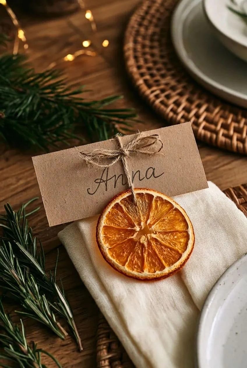 tie the card to something that grew 1