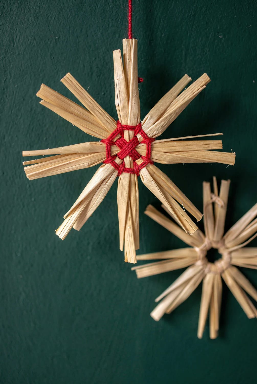 Biodegradable Christmas Tree Decorations That Actually Compost 13 wheat and straw stars borrow a tradition that was already compostable 1